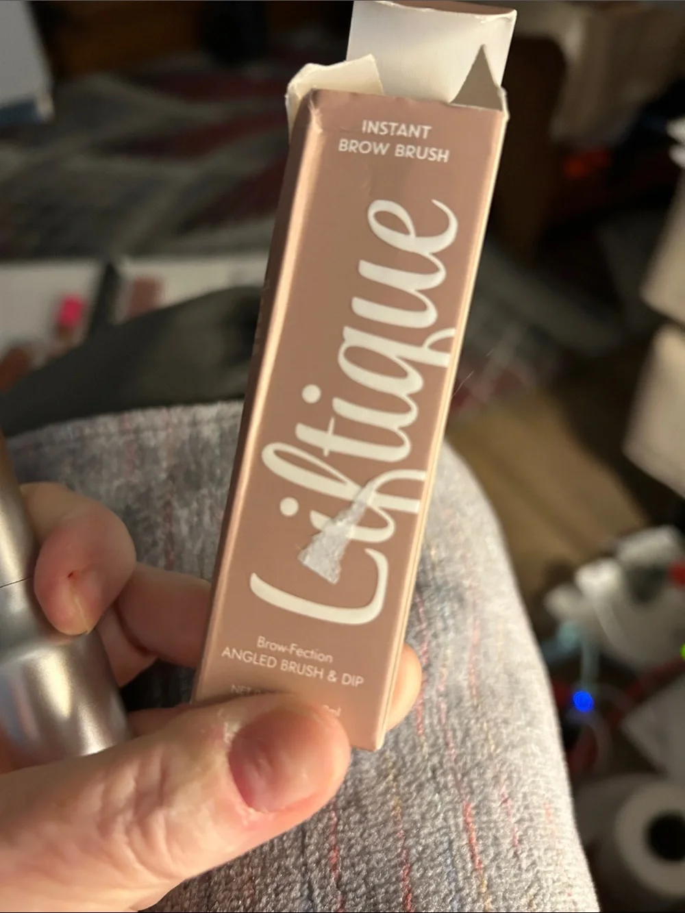 Phofay Ultra-Slim Brow Pencil & L'Utique Beige Brow Brush Combo - Beige